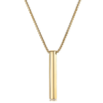 Y-Style Vertical Bar Necklace