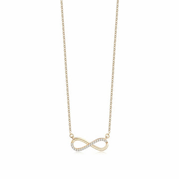 Infinity CZ Necklace